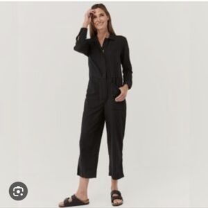 NWT Pact Harbour Jumpsuit Black